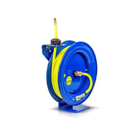 COXREELS EZ-SH-3100-HV Safety Series Spring Rewind Hi-Vis Hose Reel EZ-SH-3100-HV